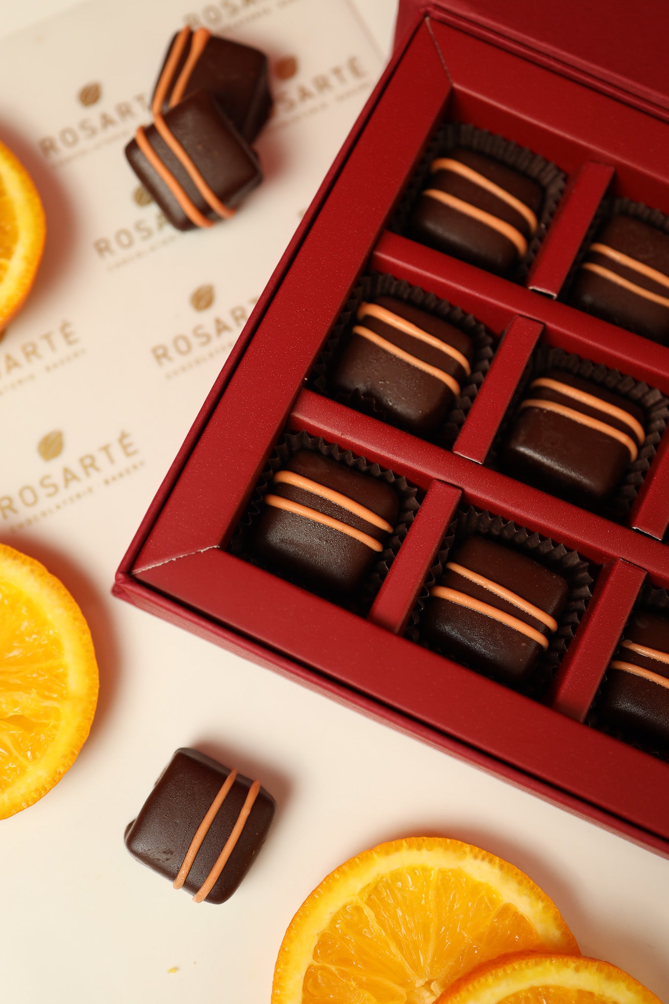Dark Chocolate Orange Bonbons | Rosarte Chocolaterie &amp; Bakery