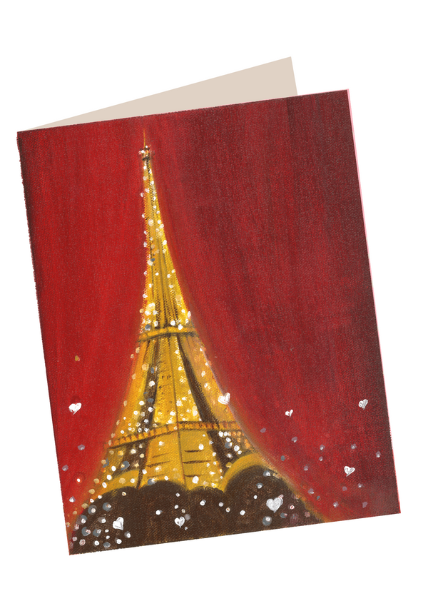 Love in Paris: Greeting Card