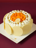 Grandma's Mango Custard Cake