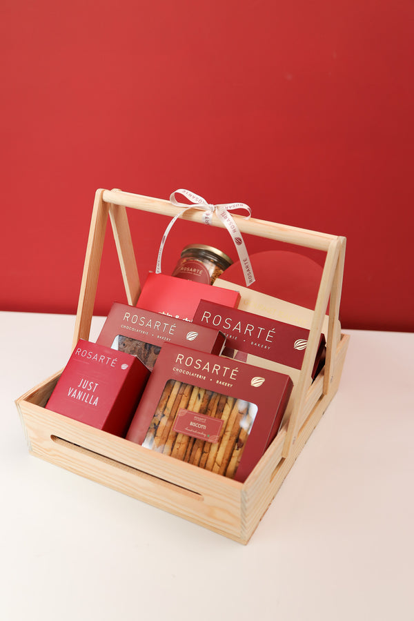 The Premium Wooden Hamper