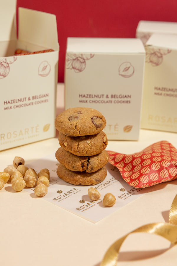 Hazelnut & Belgian Milk Chocolate Cookies