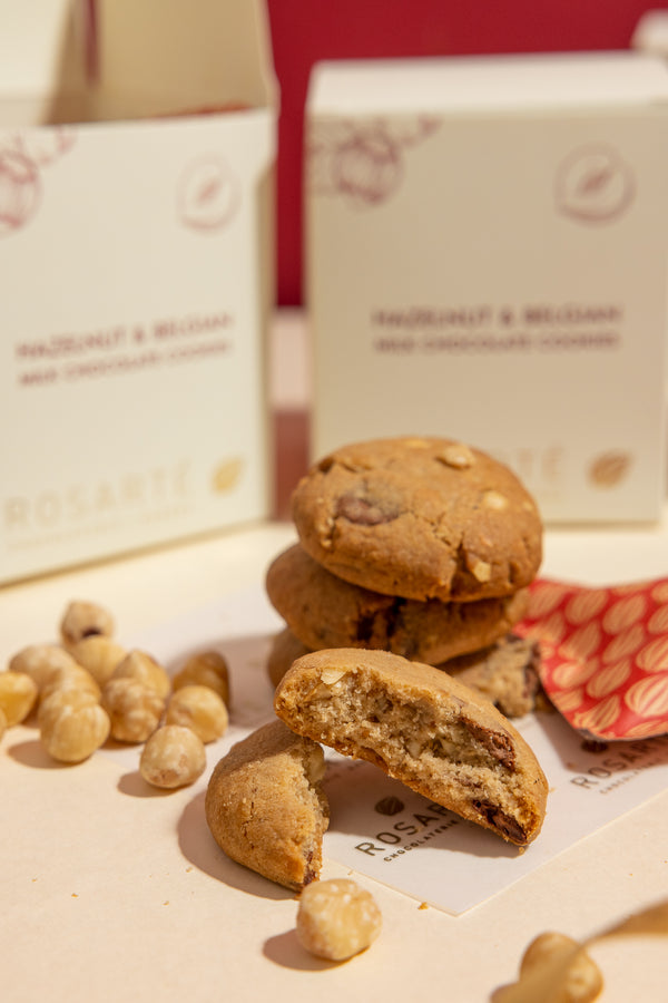 Hazelnut & Belgian Milk Chocolate Cookies