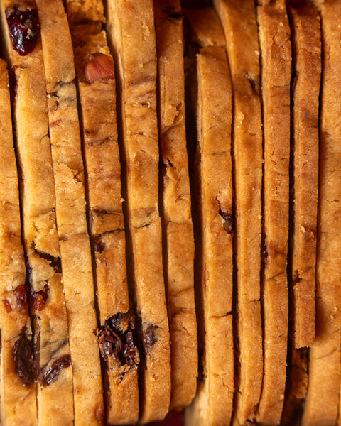 Almond Cardamom & Jaggery Biscotti