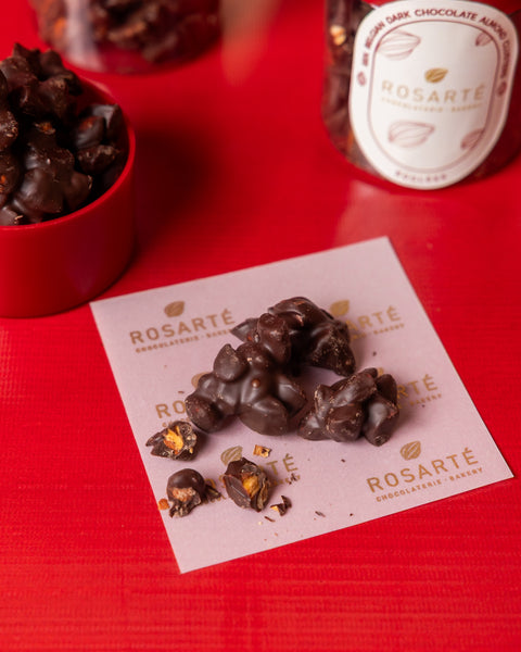Belgian Dark Chocolate Almond Clusters