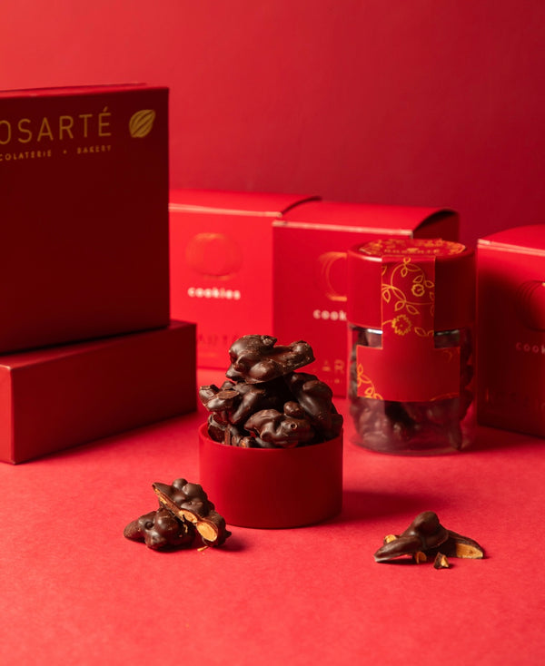 Belgian Dark Chocolate Almond Clusters