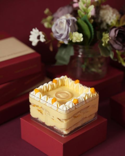 Grandma's Mango Custard Cake