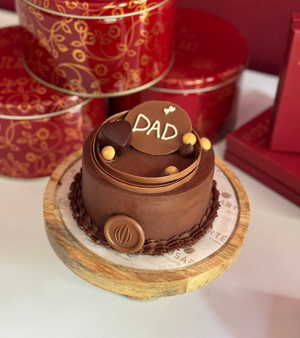 Father's Day Special Coffee Almond Cake