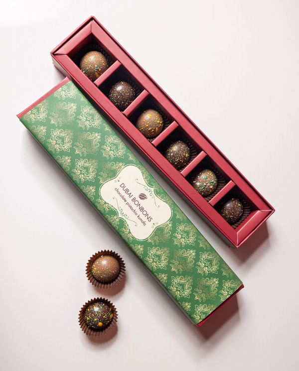 Dubai Pistachio Kunafa Bonbons
