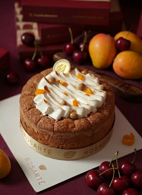 Mango Cherry Dacquoise