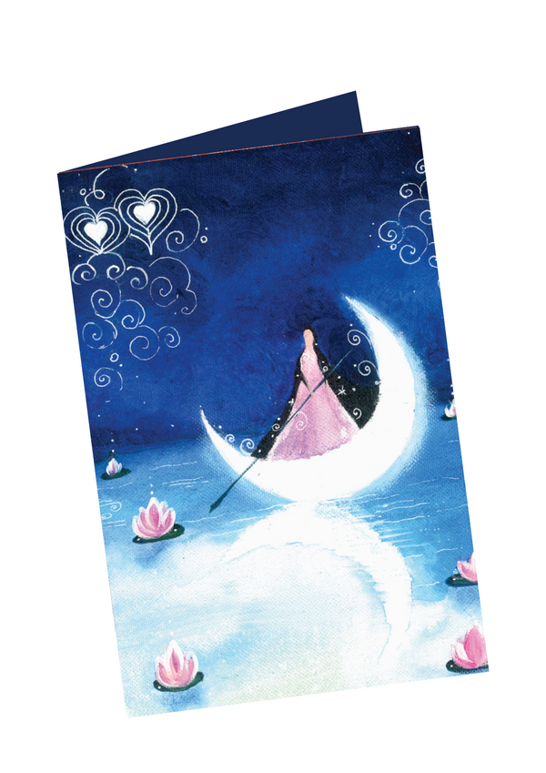 Dreamer in Love: Greeting Card