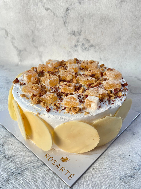 Pineapple & Rose Cream Cake